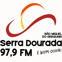 Logo da rádio Serra Dourada