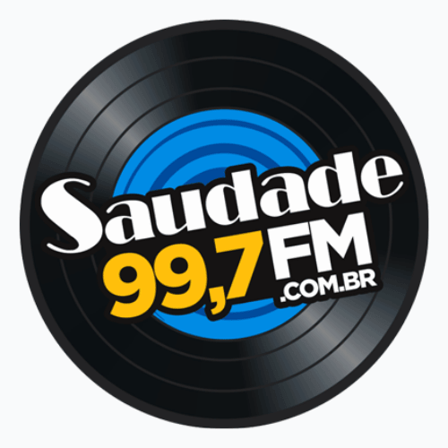 Logo da rádio Saudade FM