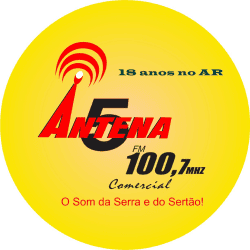Logo da rádio Antena 5 FM