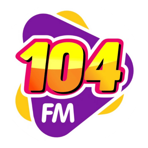 Logo da rádio 104 FM