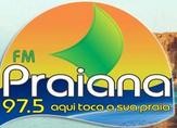 Logo da rádio Praiana FM