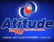 Logo da rádio Atitude FM