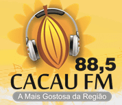 Logo da rádio Rádio Cacau FM