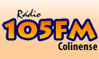 Logo da rádio 105 FM Colinense