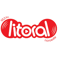 Logo da rádio Litoral FM