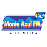 Logo da rádio Monte Azul FM