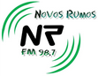 Logo da rádio Novos Rumos FM