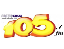 Logo da rádio Santa Cruz 105 FM