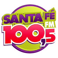 Logo da rádio Santa Fé FM