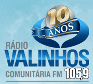 Logo da rádio Valinhos FM