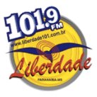Logo da rádio Liberdade FM