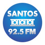 Logo da rádio Santos FM