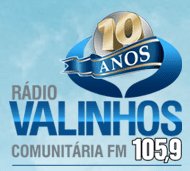 Logo da rádio Valinhos FM